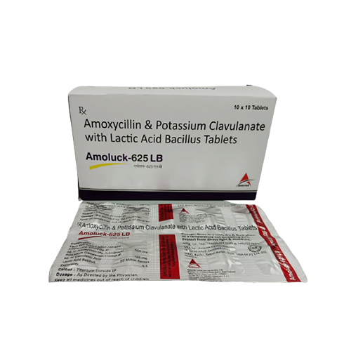 Amoxicillin 500 mg + Clavulanic Acid 125mg with lactic acid bacillus